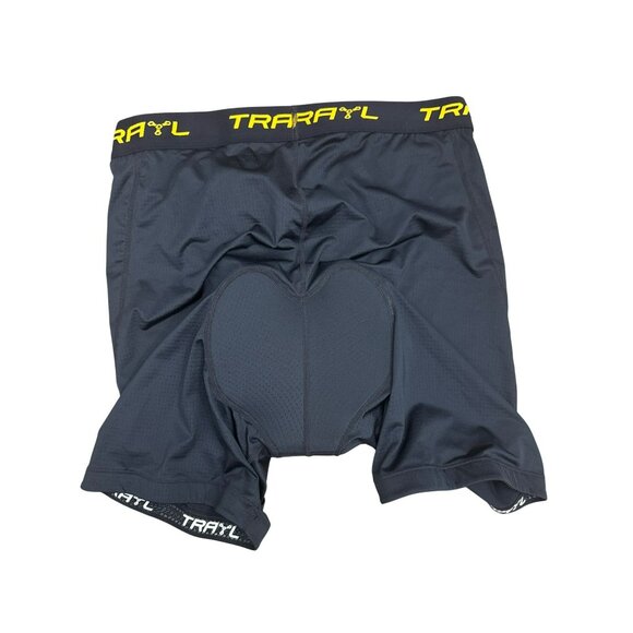 Trayl Mens Ryde Liner Cycling Shorts XL With Padded Seat Black NWT Cycle Bicycle - Picture 4 of 5